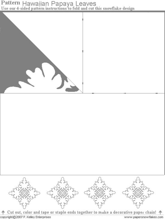 christmas snowflake patterns to make them with your own hands