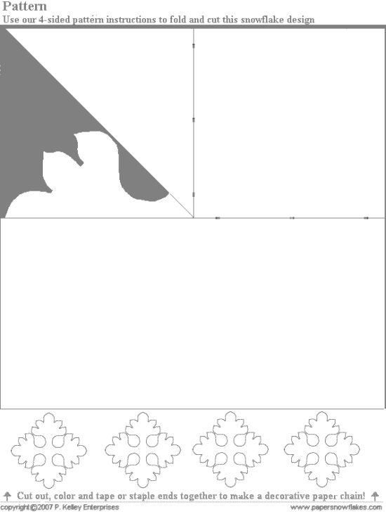 christmas snowflake patterns to make them with your own hands