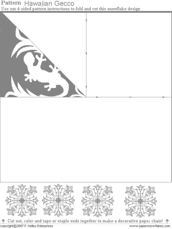 christmas snowflake patterns to make them with your own hands