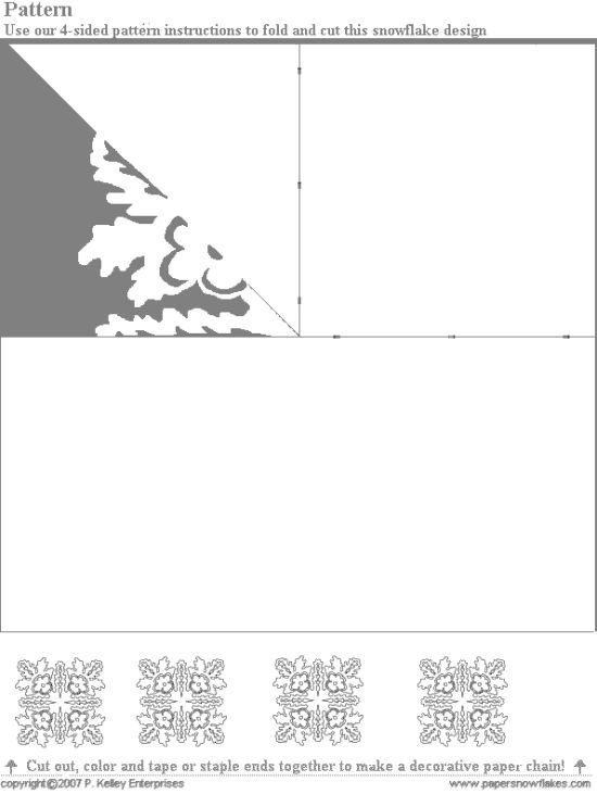christmas snowflake patterns to make them with your own hands