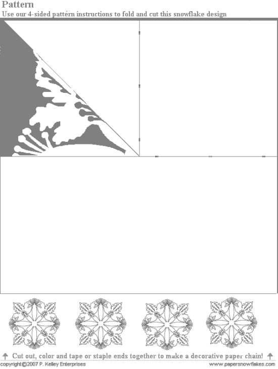 christmas snowflake patterns to make them with your own hands