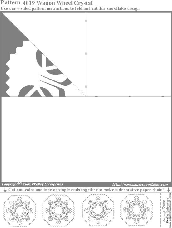 christmas snowflake patterns to make them with your own hands