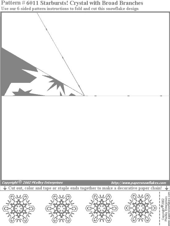 christmas snowflake patterns to make them with your own hands