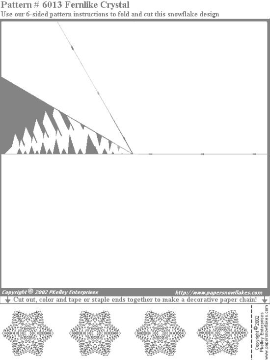 christmas snowflake patterns to make them with your own hands