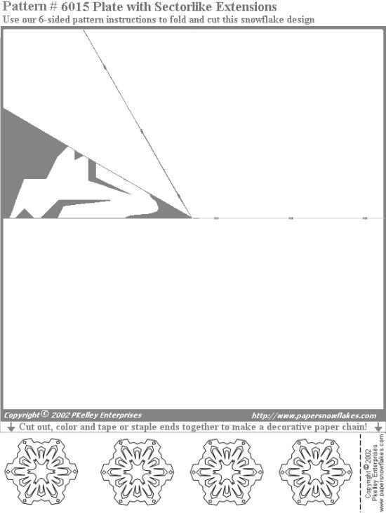 christmas snowflake patterns to make them with your own hands