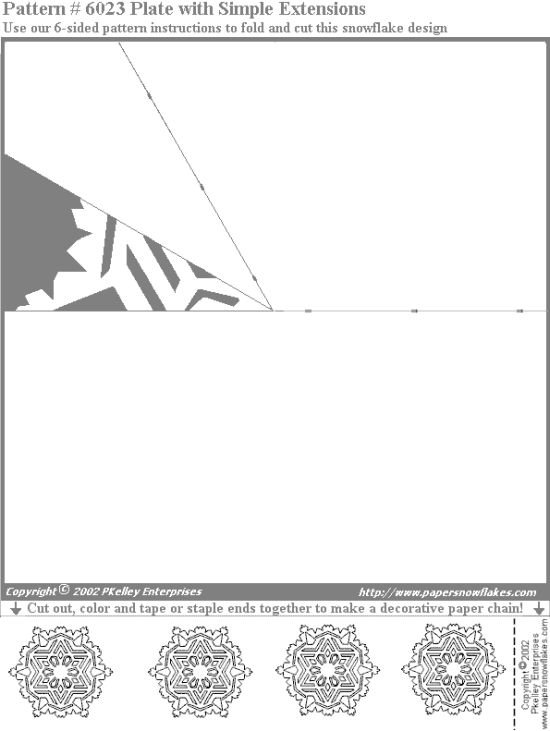christmas snowflake patterns to make them with your own hands