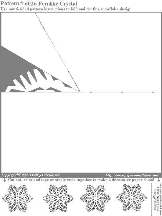 christmas snowflake patterns to make them with your own hands