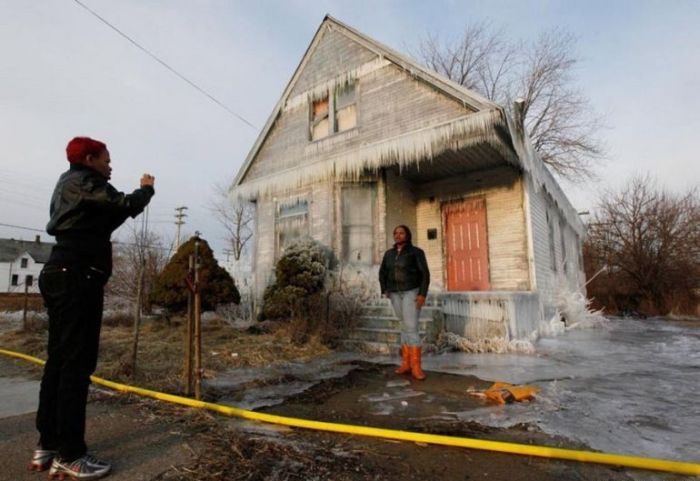 Ice house, Detroit, United States