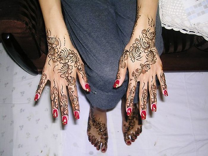 Mehndi Henna Indian tattoos