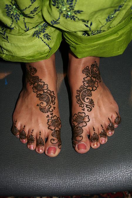 Mehndi Henna Indian tattoos