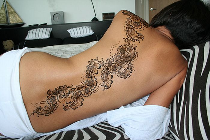 Mehndi Henna Indian tattoos