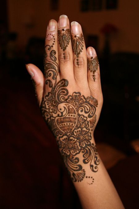 Mehndi Henna Indian tattoos