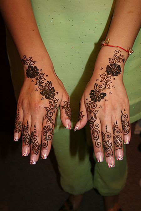 Mehndi Henna Indian tattoos