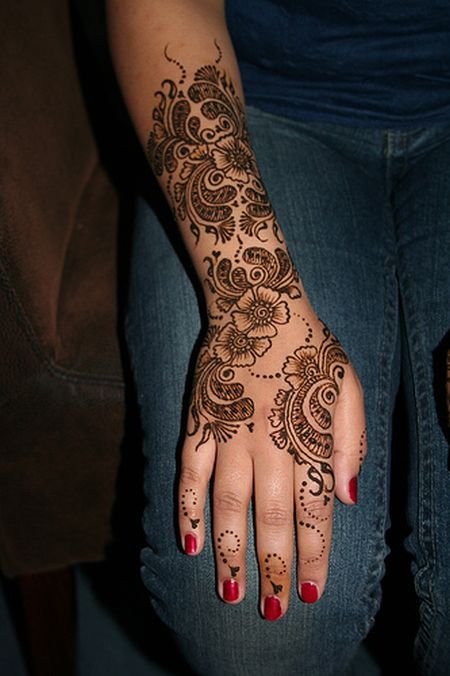 Mehndi Henna Indian tattoos