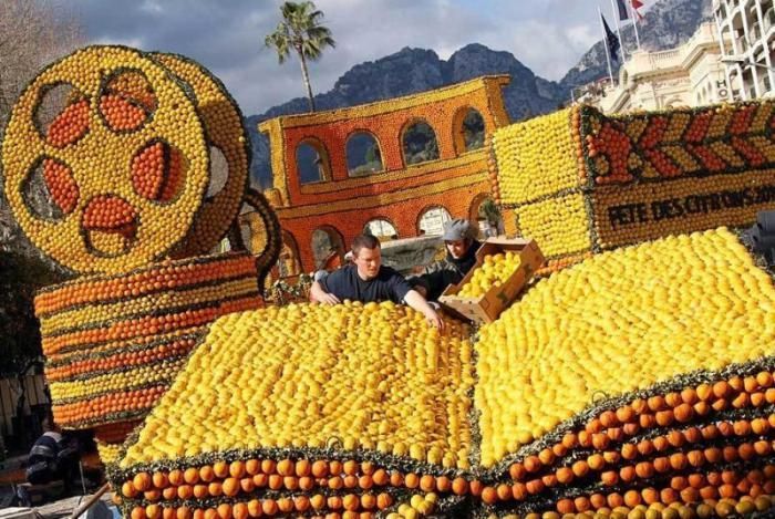 orange sculpture