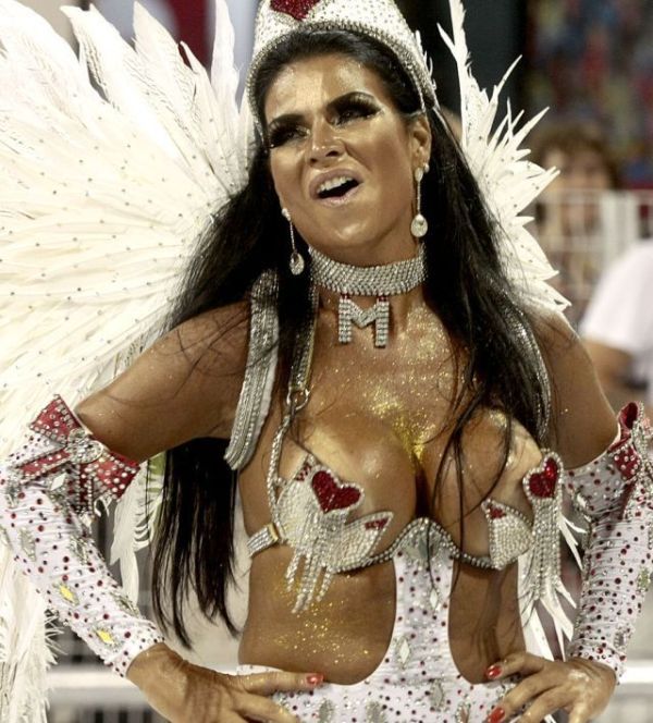 Rio carnival parade girls, Rio de Janeiro, Brazil