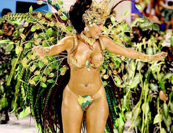 Rio carnival parade girls, Rio de Janeiro, Brazil