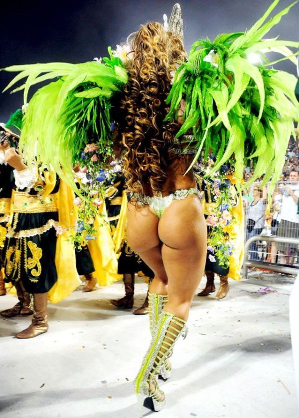 Rio carnival parade girls, Rio de Janeiro, Brazil