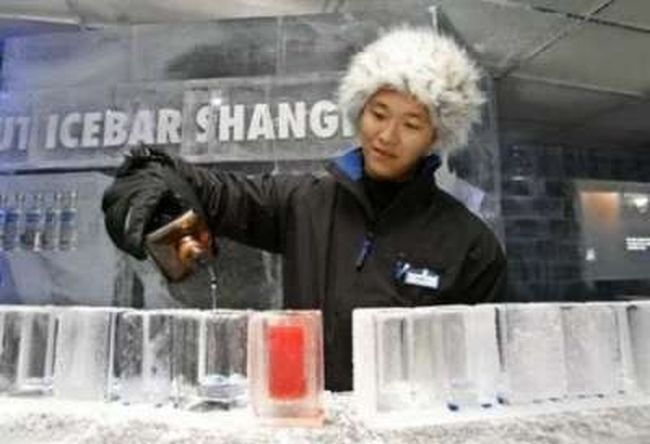 ice bar creation