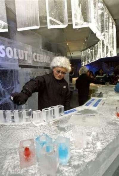 ice bar creation