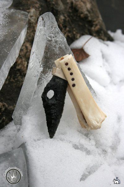 folding knife from stone