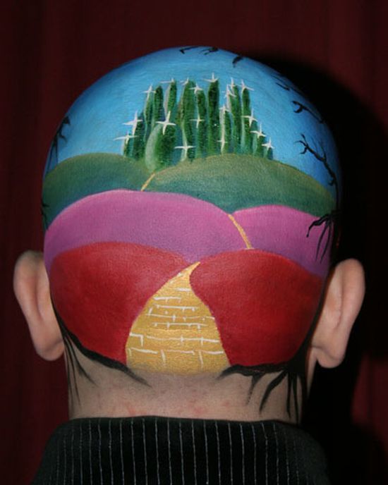 art on your head