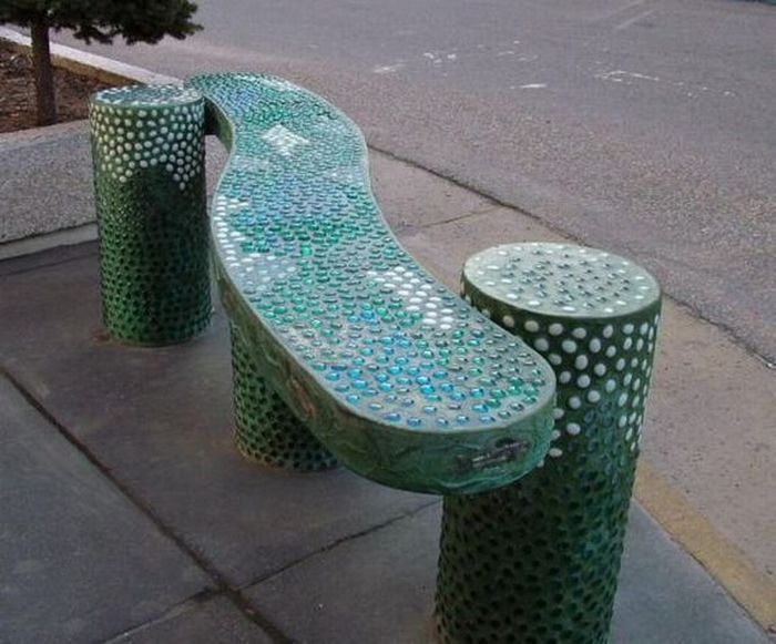 unusual bench