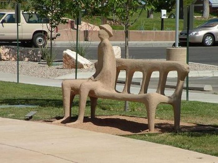 unusual bench