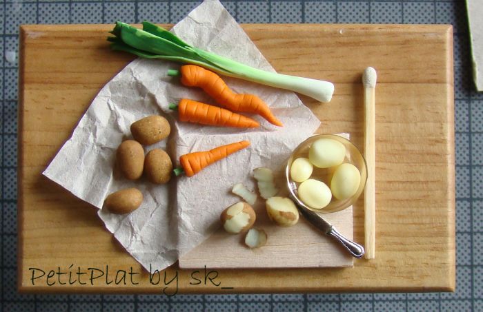 PetitPlat handmade miniature food art