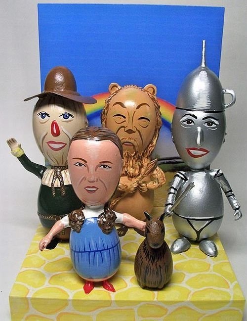famous people, easter egg art