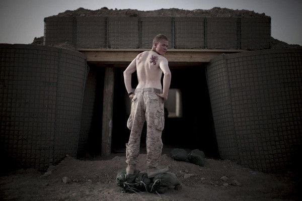 U.S. Marines Show Their Tattoos in Afghanistan by Mauricio Lima