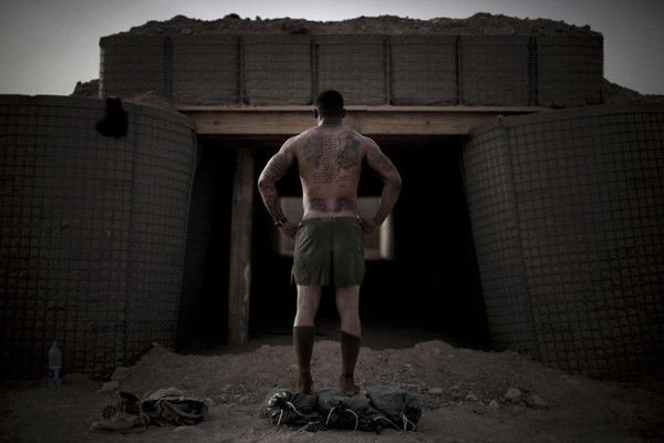 U.S. Marines Show Their Tattoos in Afghanistan by Mauricio Lima