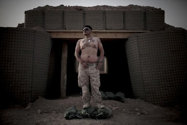 U.S. Marines Show Their Tattoos in Afghanistan by Mauricio Lima