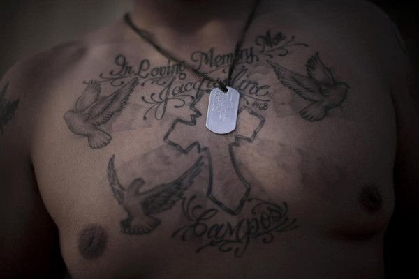 U.S. Marines Show Their Tattoos in Afghanistan by Mauricio Lima