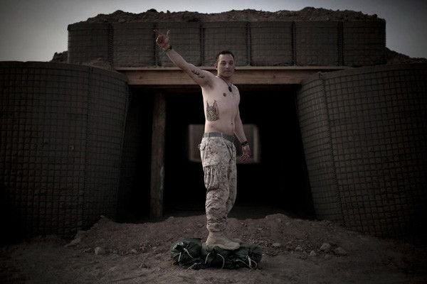 U.S. Marines Show Their Tattoos in Afghanistan by Mauricio Lima