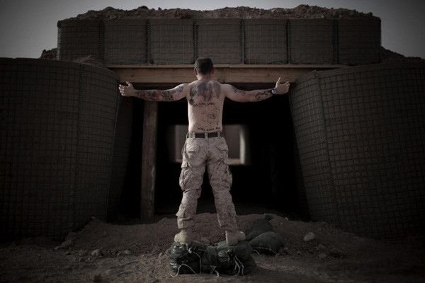 U.S. Marines Show Their Tattoos in Afghanistan by Mauricio Lima