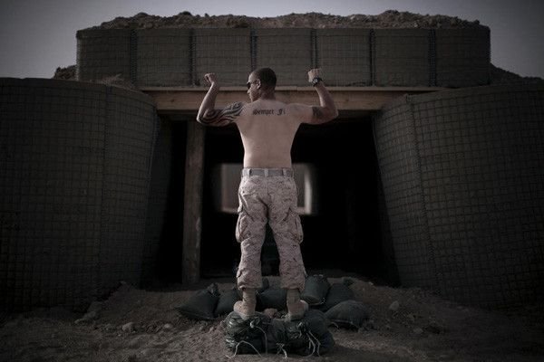 U.S. Marines Show Their Tattoos in Afghanistan by Mauricio Lima