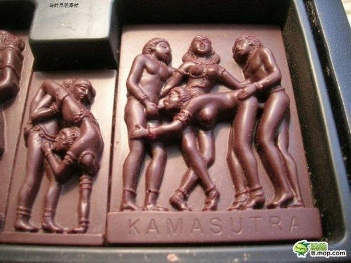 chocolate kamasutra food art