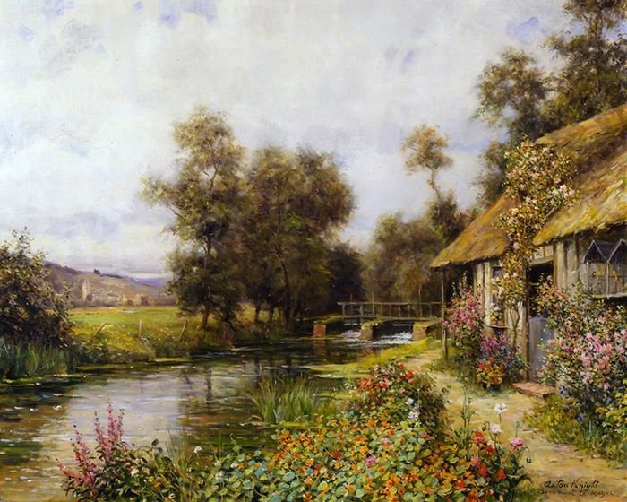 Louis Aston Knight painting