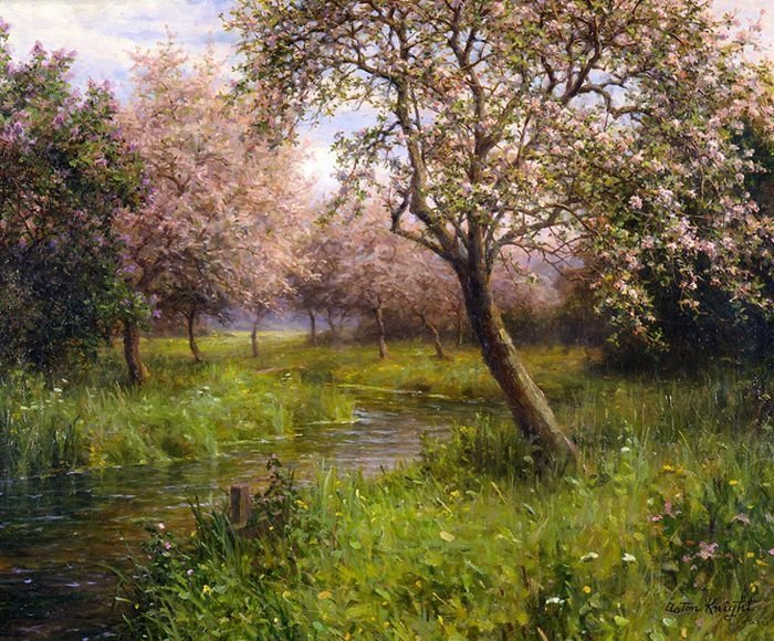 Louis Aston Knight painting