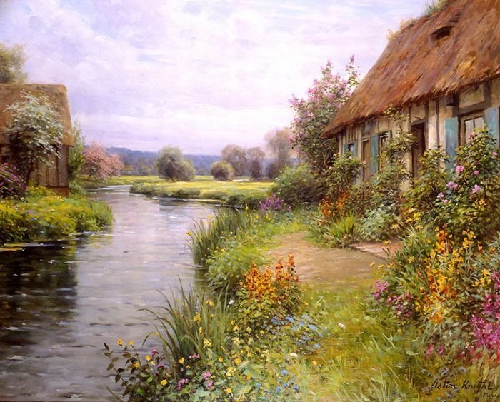 Louis Aston Knight painting