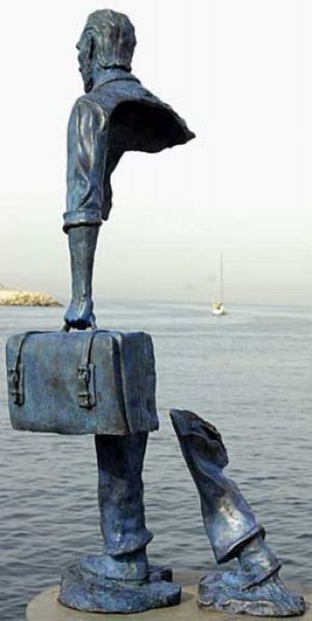 unusual sculptures by french sculptor Bruno Catalano