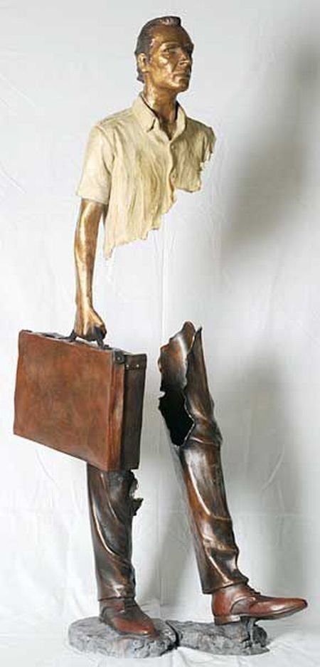 unusual sculptures by french sculptor Bruno Catalano