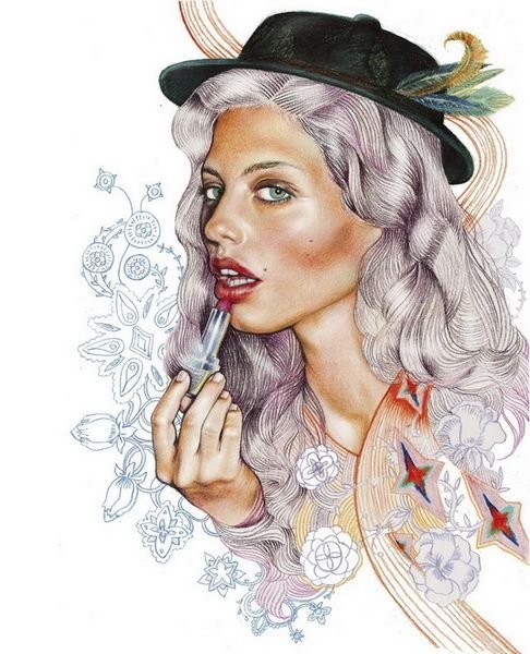 Color pencil drawings by Minni Havas