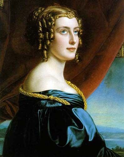girl painting from 19th century