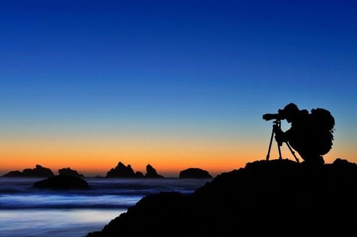 silhouette photography