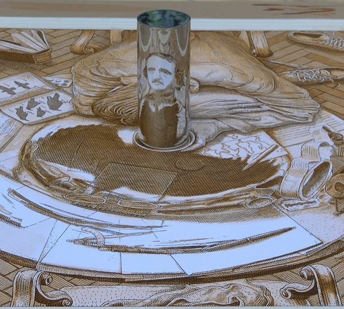 Anamorphic art, by István Orosz