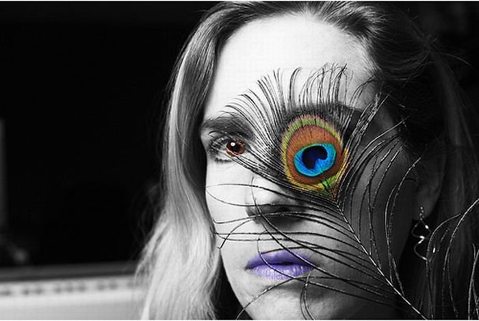 beautiful partial color photo