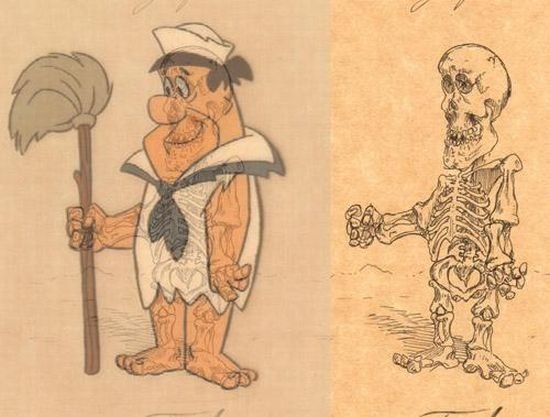 anatomy of cartoon heroes