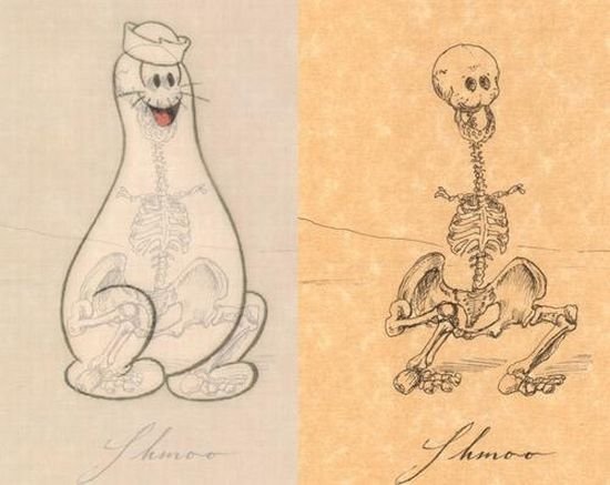 anatomy of cartoon heroes